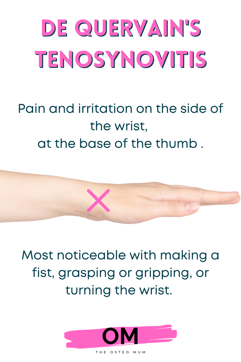 The Best De Quervain's Tenosynovitis Brace - The Osteo Mum